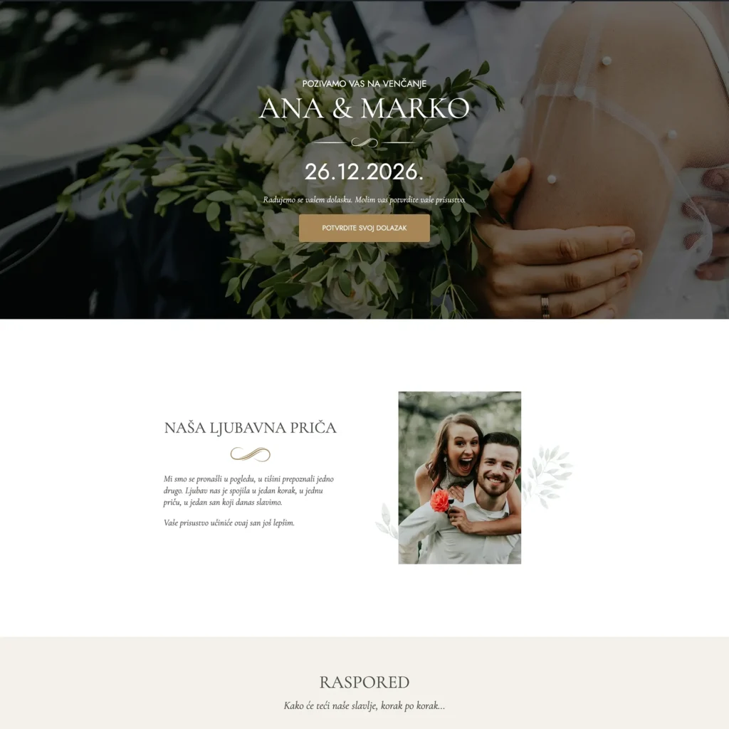love story edition digitalna pozivnica za venčanje web pozivnice